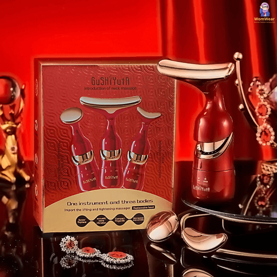 3 In 1 Face Neck Facial Eye Massager