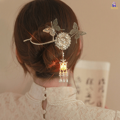 Butterfly Lantern Hair Clip