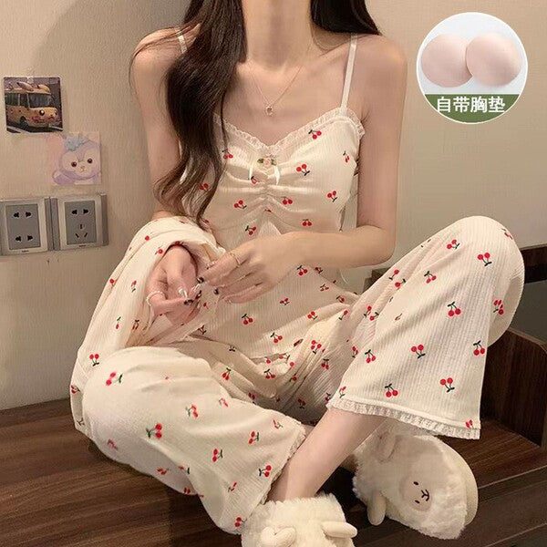 Imported Cherry Luxury 3pcs Comfort Wear PJ Set