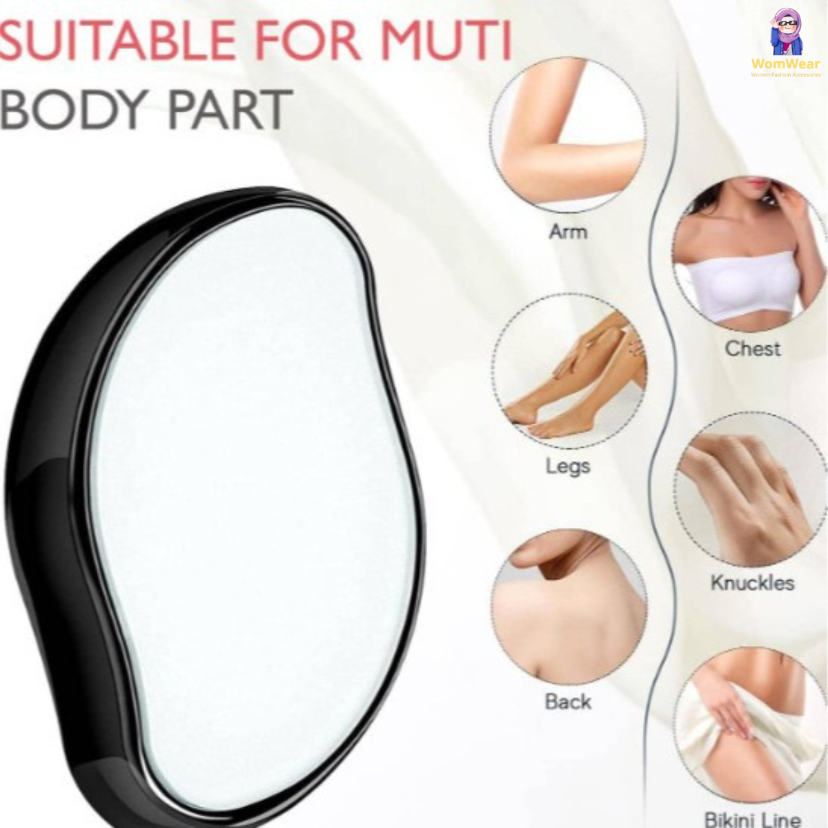 Silk Stone Crystal Hair Remover by WomWear