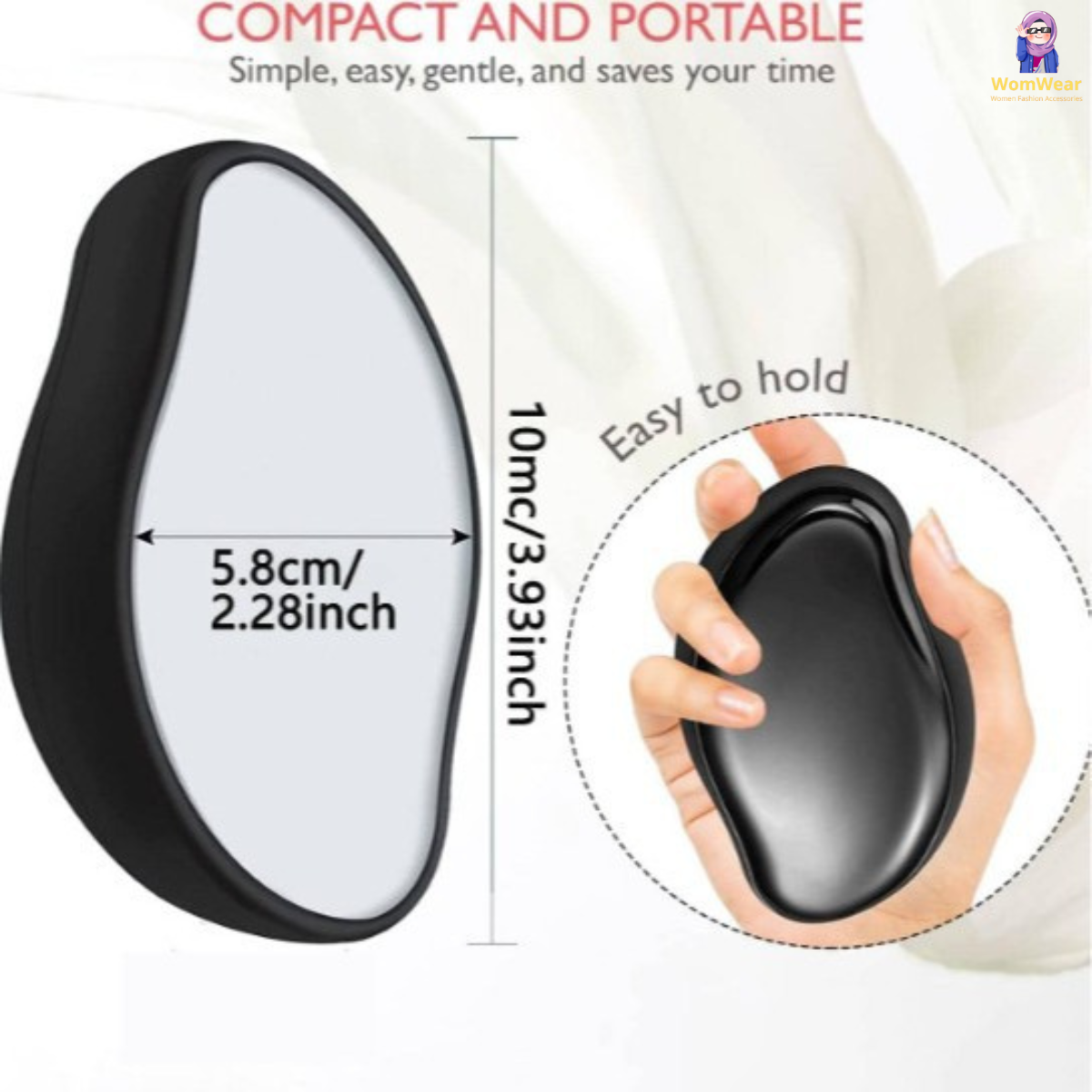Silk Stone Crystal Hair Remover by WomWear
