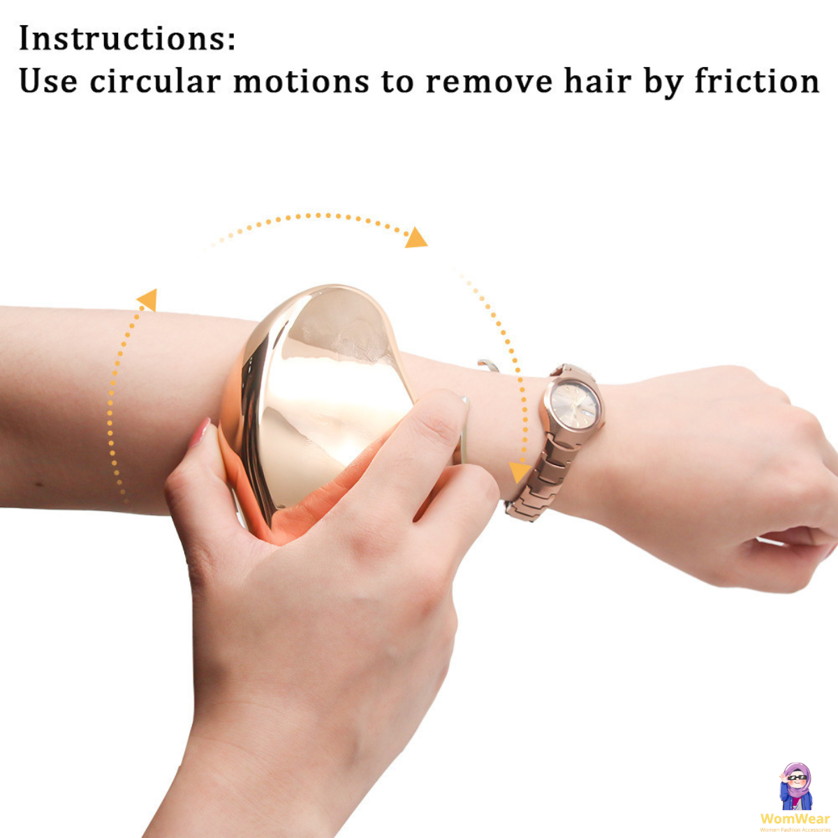 Silk Stone Crystal Hair Remover by WomWear