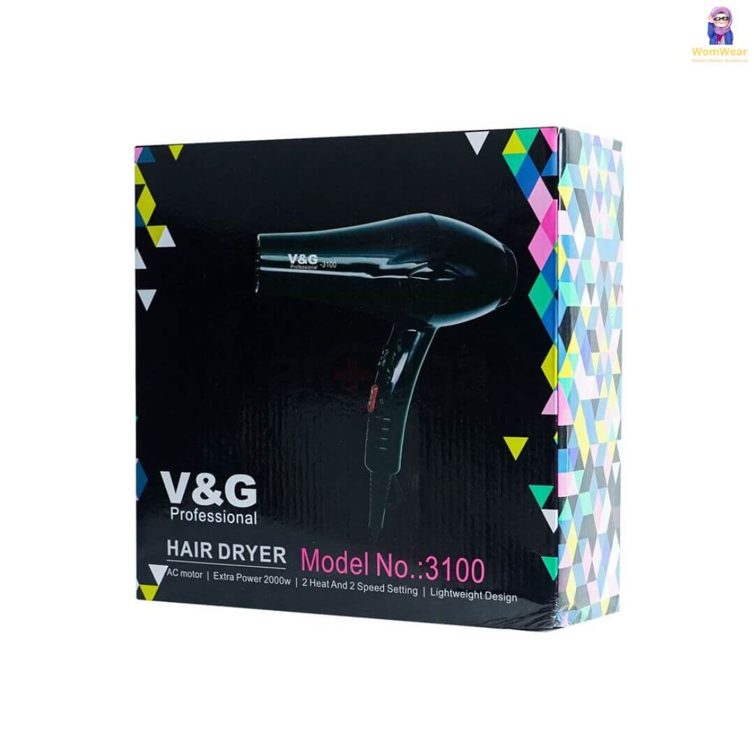 V&G Professional Hair Dryer 2000W - Model No 3100/3200