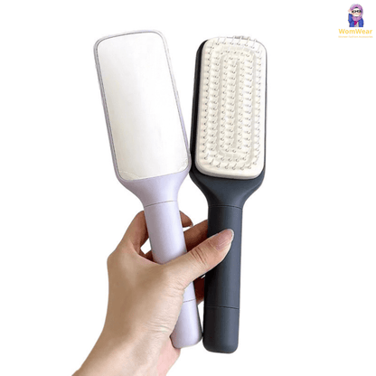 Self Cleaning Retractable Hair Brushes
