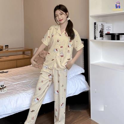 KT Mellow Yellow Pookie PJ Set - W501