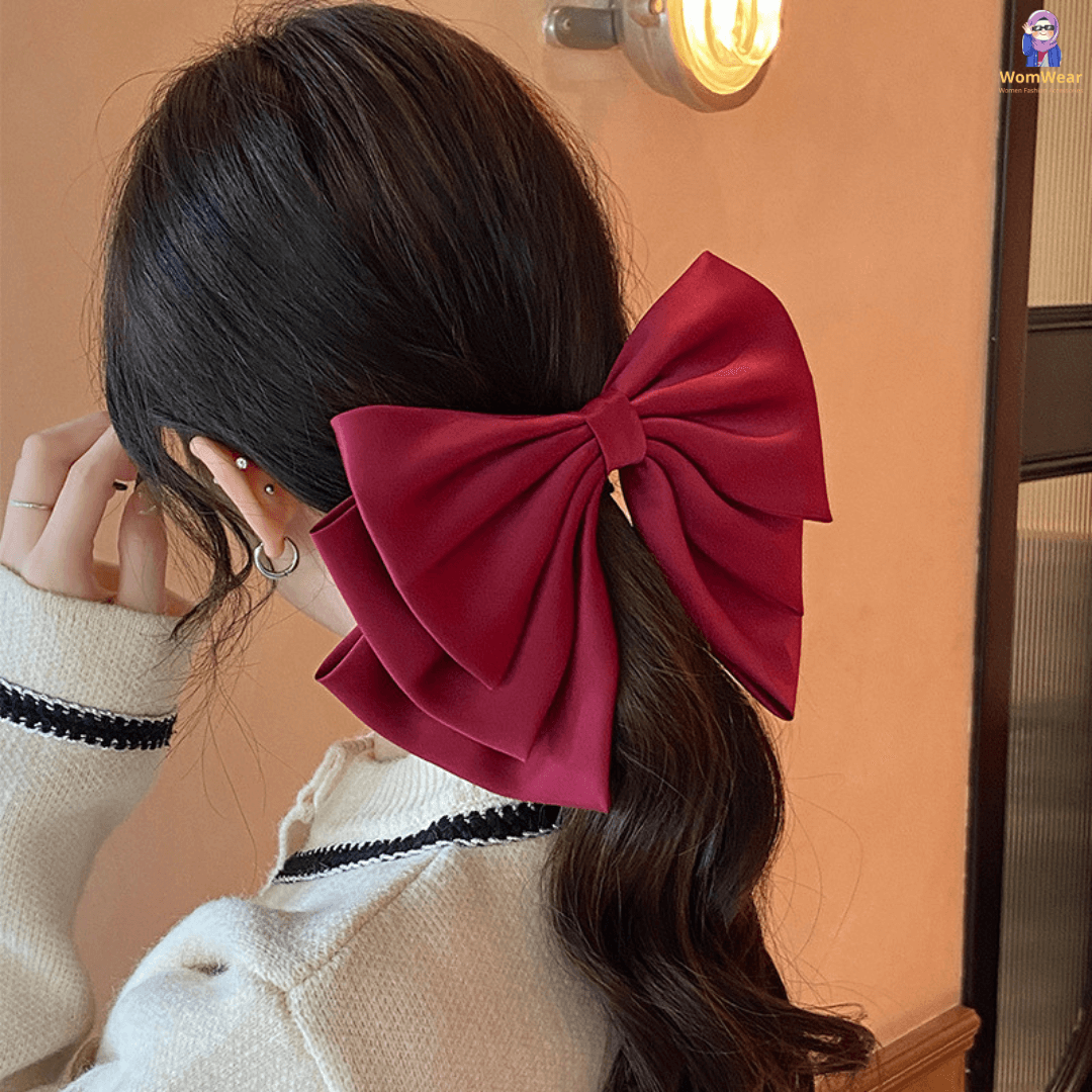 Luxury Large Three Layer Bow Hairclip
