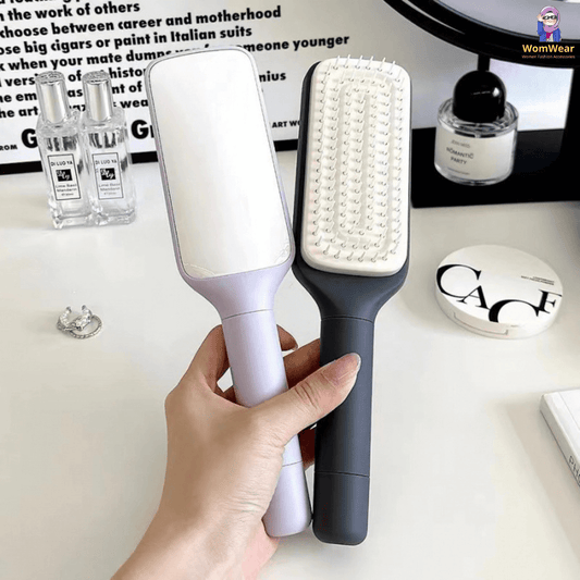 Self Cleaning Retractable Hair Brushes