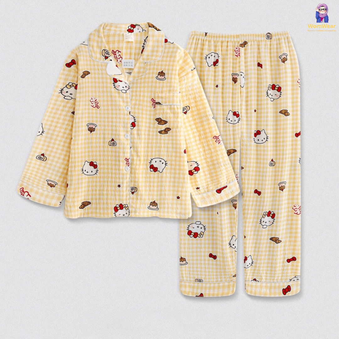 KT Mellow Yellow Pookie PJ Set - W501