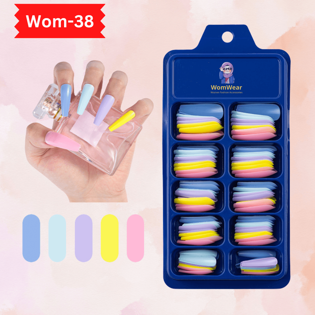 Artificial Fake Nails 100pcs