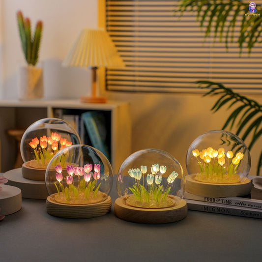 Tulip Night Light (20 Flowers+Gift Bag)