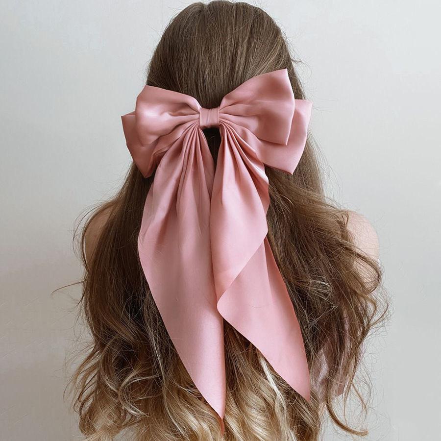 Snap Style Long Bow Hairclip