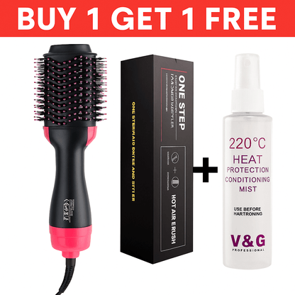 (Buy 1 Get 1 FREE) 4 in 1 Hair Dryer & Styler + Free Heat Protection Spray