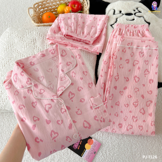 Sweetheart Dream Pajama Set - Short Sleeve