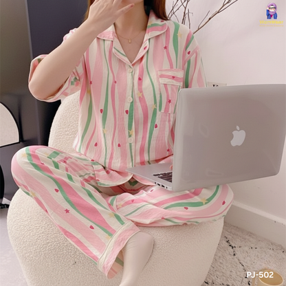 Dreamy Days Rainbow PJ Set -W502