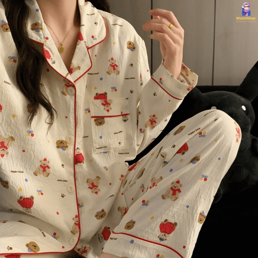 Cuddle Bear Cotton PJ Set