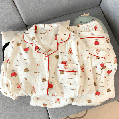Cuddle Bear Cotton PJ Set