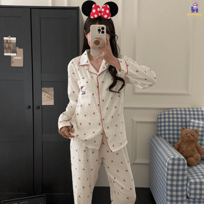 Cute Soft Teddy PJ Set