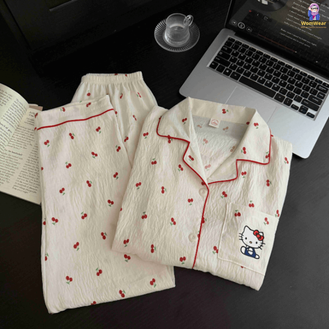 Cute Soft Teddy PJ Set