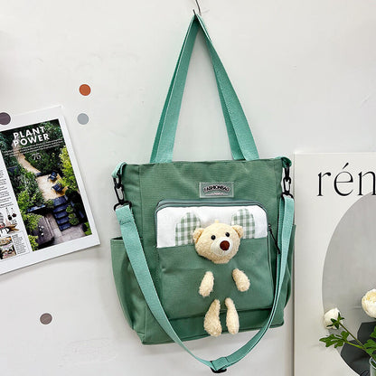 Shoulder Bag with Cute Bear Doll for girls