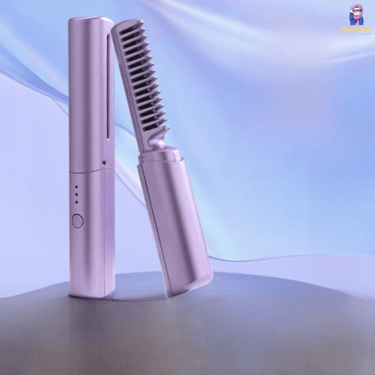 Wireless Rechargeable Hair Straightener Brush