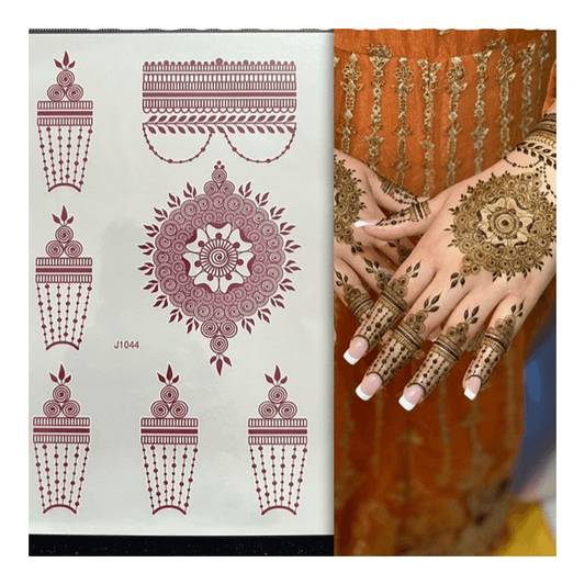 মহারাণী - Henna Mehendi Sticker (Wom-44)